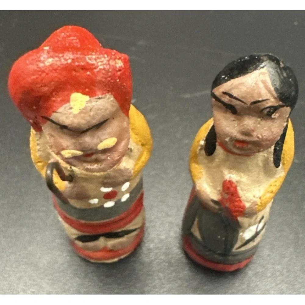 South American Mexican Folk Art Nativity Set Clay Pottery Handmade 11 pc 2